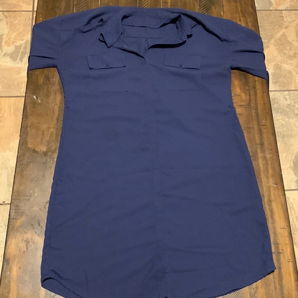 Blue long sleeve Express size M